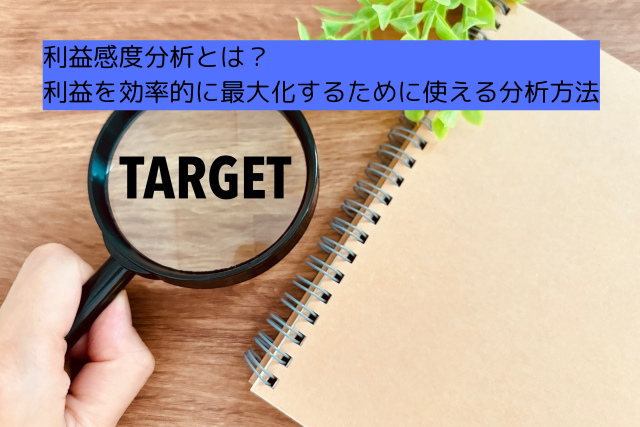 0034利益感度分析とは？利益を効率的に最大化するために使える分析方法